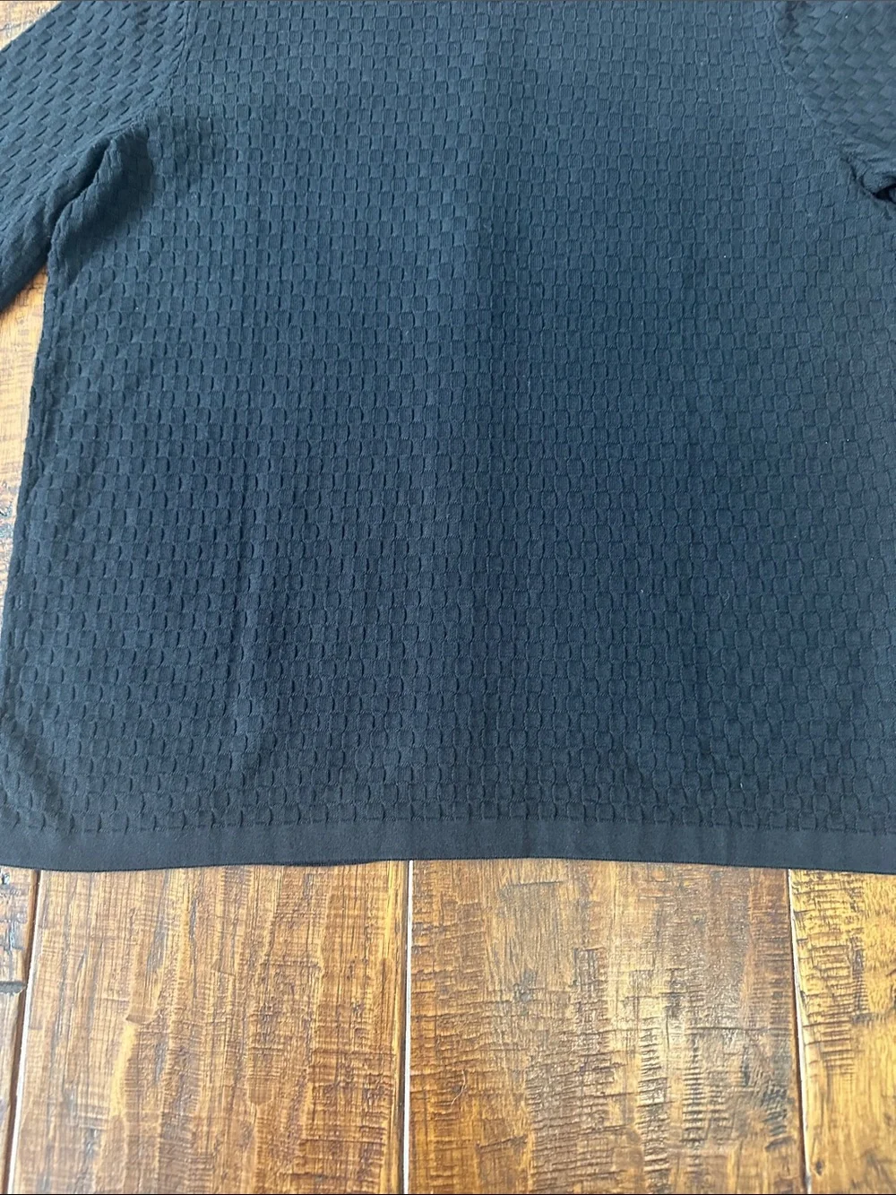 Ann Taylor Factory Black Textured Zip-Up Cardigan. New Without Tags